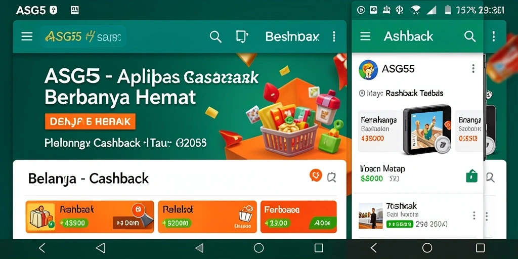 Antarmuka aplikasi ASG55 menampilkan fungsi pengembalian uang secara transparan.