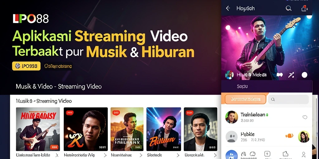 Antarmuka LPO88 yang menawan untuk Streaming Video