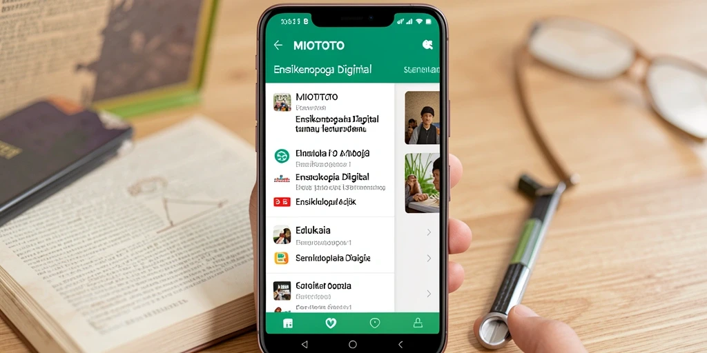 Tampilan antarmuka aplikasi MIOTOTO yang informatif dan menarik.