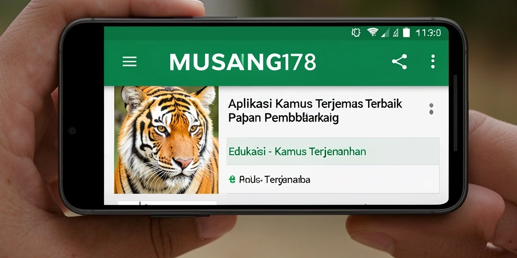 Antarmuka pengguna MUSANG178 yang intuitif dan fungsional.