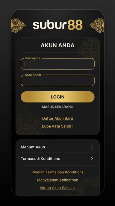 Panduan Login Akun subur88 untuk Pengguna Android